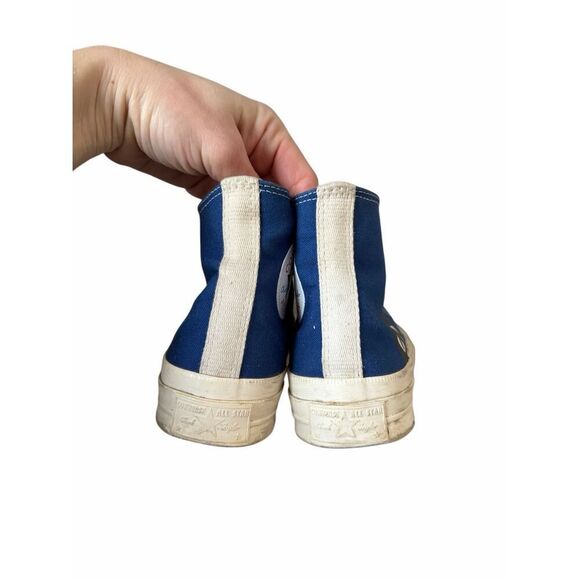 Converse Comme Des Garsons Play x Chuck 70 High Blue Quartz Men 5 Women 7 - Picture 3 of 10